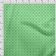 thumbnail image 4 of oneOone Cotton Cambric Light Green Fabric Geometric Shape Diy Clothing Quilting Fabric Print Fabric By Yard 56 Inch Wide, 4 of 4