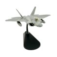 thumbnail image 4 of Modelo de avión de F22 a escala 1:100 con soporte de exhibición, modelo de avión en miniatura realista para decoración de mesa, multiusos, res, 4 of 9