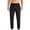 #Black, variant on DPTALR Men's Jogger Pants Elastic Waist Casual Trousers With Zipper Pockets,Black,Big Men's,Tall Men's L,Young Men's Pants