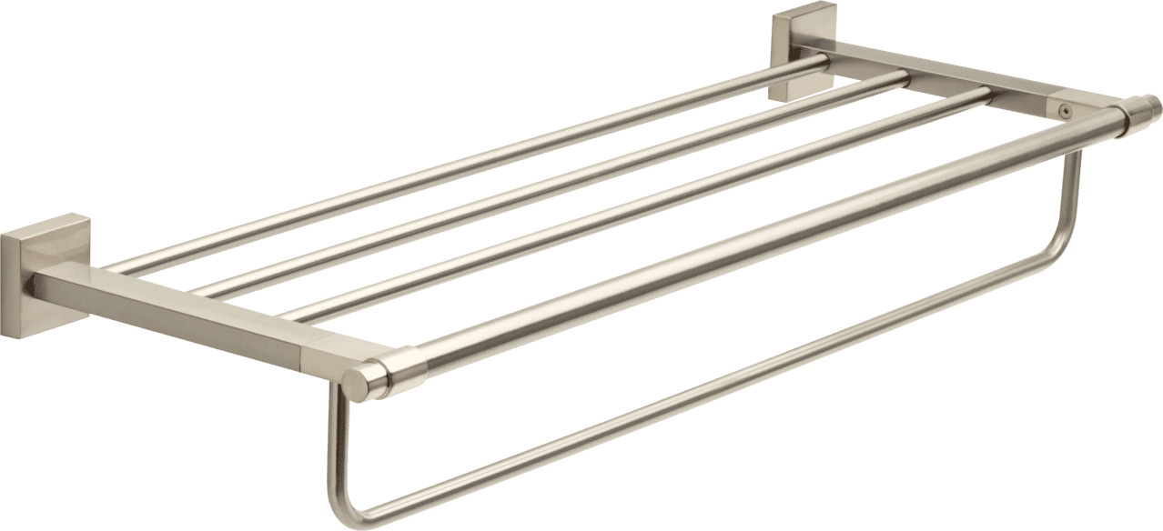 Franklin Brass MAX93SN Maxted Modern Towel Shelf With Bar, Satin