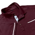 thumbnail image 5 of LTTVQM Men's Casual Polo Shirts Short Sleeve Button Classic Summer Spring T-Shirts Cotton Slim Fit Tees Lightweight Golf Top with Pocket Wine 3XL, 5 of 5