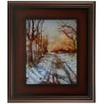 thumbnail image 2 of Creative Mark Plein Air Style Frame, Mahogany, 8x8" - 2.75" Wide Moulding with 1/2" Rabbet Depth, Open Back W/O Glazing, Museum Quality, For Art Panels, Stretched Canvas, Pictures & More, 2 of 7