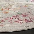 thumbnail image 2 of SAFAVIEH Mystique Christina Distressed Polyester Runner Rug, Grey/Multi, 2'3" x 8', 2 of 3