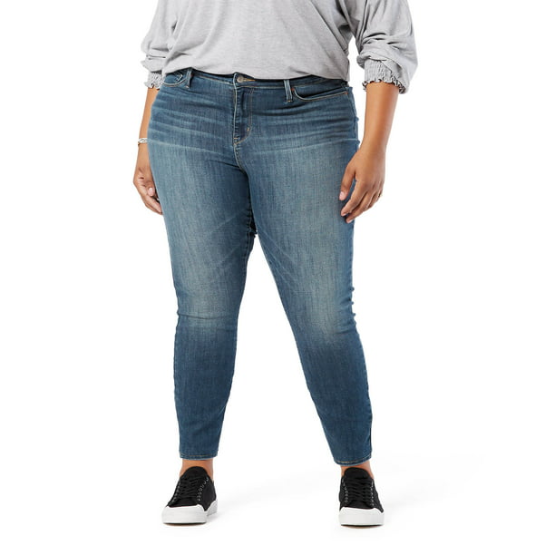 Signature by Levi Strauss & Co. Women's Plus Modern Skinny Jeans - Walmart .com