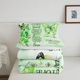 thumbnail image 4 of Erosebridal Green Butterfly Bedding Comforter Set, Inspirational Quotes Down Comforter, Rose Floral Decor, 2pcs, 4 of 6