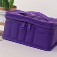 thumbnail image 3 of Storage Bag Convenient Bags Essential Oil Portable Multifunctional Large Capacity Organizer Nail Polish Household Black, 3 of 8