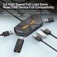 thumbnail image 2 of Expansor de Concentrador USB 3.0 Tipo C de 7 Puertos Adaptador OTG de Alta Velocidad de 5 Gbps Estación de Acoplamiento para Computadora Portátil Disco Duro Ratón Teclado B, 2 of 5
