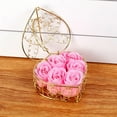 thumbnail image 1 of Cesta de hierro con rosas de jabón, caja de regalo para Tanabata, regalo de San Valentín, flor eterna, regalo creativo para bodas, pétalos., 1 of 4