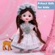 thumbnail image 1 of 17cm Princess BJD 1/12 Doll with Clothes and Shoes Movable 13 Joints Cute Sweet Face Girl Gift Child Toys Gong Bohan LED, 1 of 1