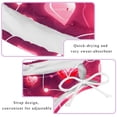 thumbnail image 3 of Valentine's Day Love ECG Detachable Sponge Adjustable Strap Bikini Set - Two-Pack for Versatile Swim Suit Looks, 3 of 6