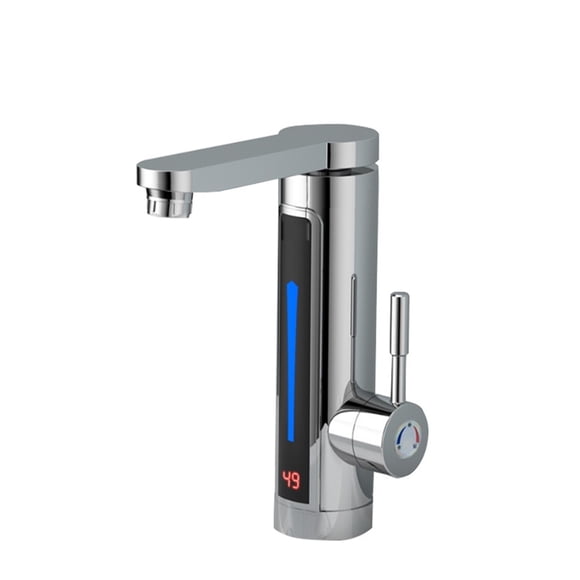 Robinet de Chauffage Instantané Électrique Domestique Chaud Froid Double Usage Sans Réservoir Chauffage Rapide Chauffe-Eau Affichage LED, Conçu pour Durer