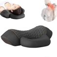 thumbnail image 1 of Ergonomic Cervical Memory Foam Neck Pillow with Electric Massage & Heat for Relaxation and Pain Relief, 1 of 4