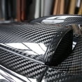 thumbnail image 1 of Lubelski 5D Ultra Shiny Glossy Black Carbon Fiber PVC Waterproof Car Wrap Sticker Decal, 1 of 7