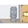 thumbnail image 5 of Estatua De Isla De Pascua De Resina Artificial, Decoración De Hucha, Cajas De Dinero, Juguetes De Regalo, Hucha Para Niños, Caja De Ahorro De Dinero Eigraketly HA024339-02, 5 of 5