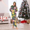 thumbnail image 7 of FORMRS Onesies Pajama for Adults Unisex Hoodie Winter Jumpsuit One Piece Sleepwear, Sizes S-2XL, Flamingo Pattern, 7 of 7