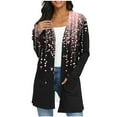 thumbnail image 1 of Cardigans Longs pour Femmes Chemises Longues pour Femmes Mode Décontractée Imprimée Chemise à Manches Longues Cardigan, 1 of 7
