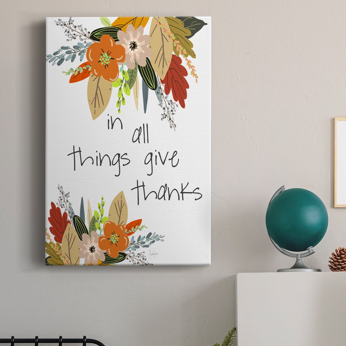 Illustrated Impressions I Premium Gallery Wrapped Canvas - Ready to Hang