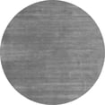 thumbnail image 1 of Ahgly Company Indoor Round Abstract Gray Contemporary Area Rugs, 7' Round, 1 of 1