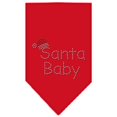thumbnail image 4 of Christmas Pet and Dog Bandana Rhinestone, "Santa Baby", 4 of 9