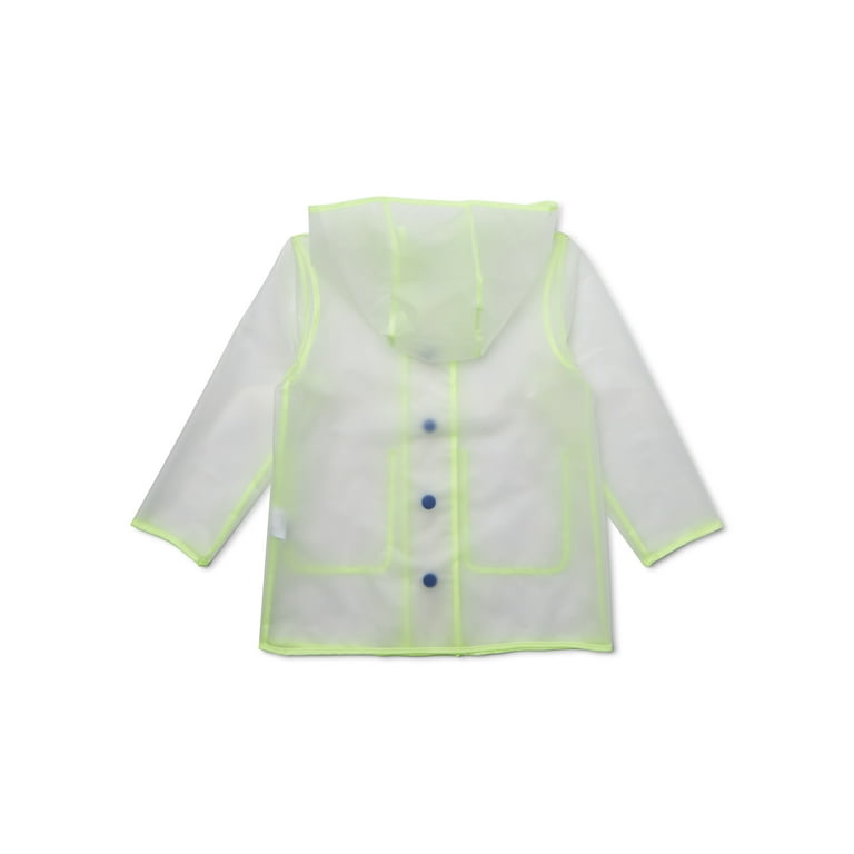 Wonder Nation Baby Toddler Boys Clear Raincoat Jacket Sizes 12M