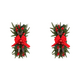 thumbnail image 2 of Guirnaldas Artificiales Con Piñas Y Campanas Lazo para Ventana  Pared Puerta 2 Uds., 2 of 8