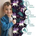 thumbnail image 3 of Unicorn Pattern Blackout Kids Curtains,Childrens Insulated Curtains Set Of 2,Bedroom Essentials,Toddler Room Decor 42x54in(106x137cm), 3 of 4