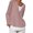 Pink 1, variant on YANHAIGONG Long Sleeve Shirts for Women Button Up Women's Solid V-neck Button Casual Loose Fitting Cotton Linen Long Sleeved Top/shirt Fall Clothes for Women