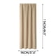 thumbnail image 3 of Paquete de 2 Cortinas de Seda Lisas con Aislamiento Térmico y Ahorro de Energía Opacas y, Beige MNFD, 3 of 5