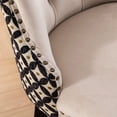 thumbnail image 6 of Beige Velvet Dining Chairs | High Back Support for Dining Experience | Density Foam and Steel Spring Cushion | Sturdy Solid Wood Frame, 6 of 7