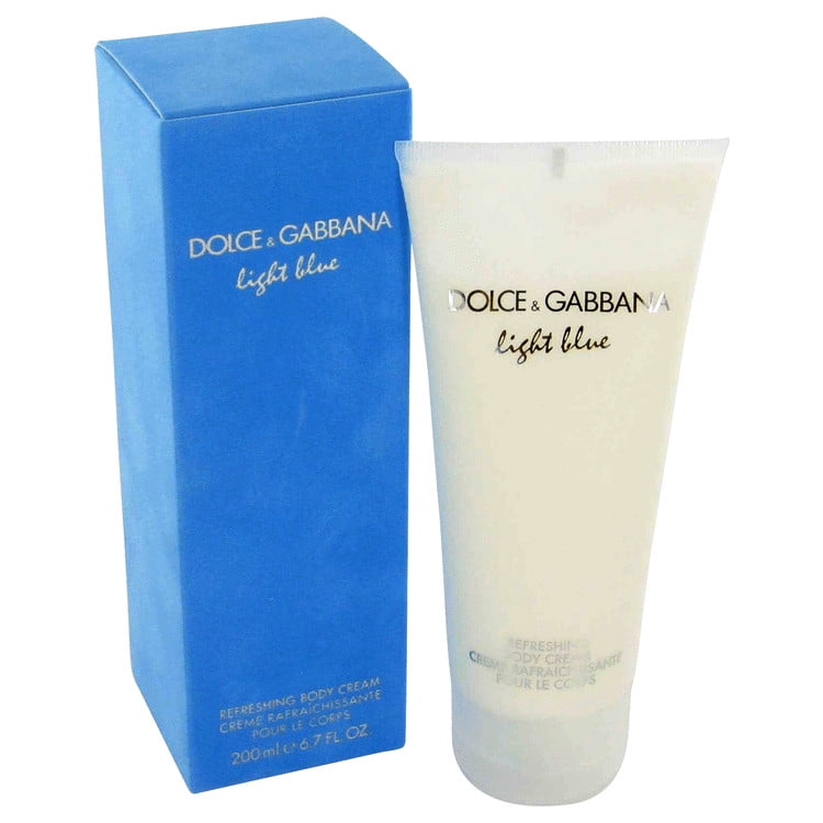 pack 9 Light Blue By Dolce Gabbana Body Cream6.7 oz Walmart
