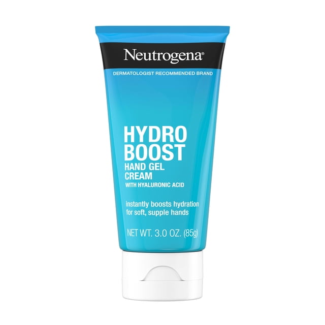 Neutrogena Hydro Boost Hand Gel Cream with Hyaluronic Acid for Soft, Supple, Light and Non-Greasy, 3 Ounce (pack of 3)