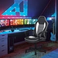 thumbnail image 1 of Silla de Juego (Negro con Blanco) Silla Ergonómica para la Oficina Ejecutiva HOMEMAKE FURNITURE TERRELL, 1 of 9