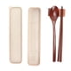 thumbnail image 4 of Cuchara de palillos de madera, 4 piezas/juego de palillos de madera, cuchara, palillos, vajilla, funcionalidad de alta precisión, 4 of 8