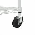 thumbnail image 6 of Adjustable 5-Tier Heavy Duty Shelving, Metal Shelving Utility Shelves with Wheels and Shelf Liners, Garage Storage Shelving, 300 LBS Per Wire Shelf for Warehouses, Supermarkets, Kitchens, 6 of 9