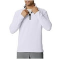thumbnail image 5 of Kalauyu Quarter Zip Golf Pullover Men Dry Fit Long Sleeve Performance Wicking Mock Neck 1/4 Zip Pullover Mens Sweatshirt, 5 of 6