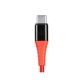 thumbnail image 5 of Monoprice Nylon Braided USB C to USB A 2.0 Cable - 3 Feet - Red | Type C, Durable, Fast Charge for Samsung Galaxy S10/ Note 8, LG V20 and - AtlasFlex Series, 5 of 6