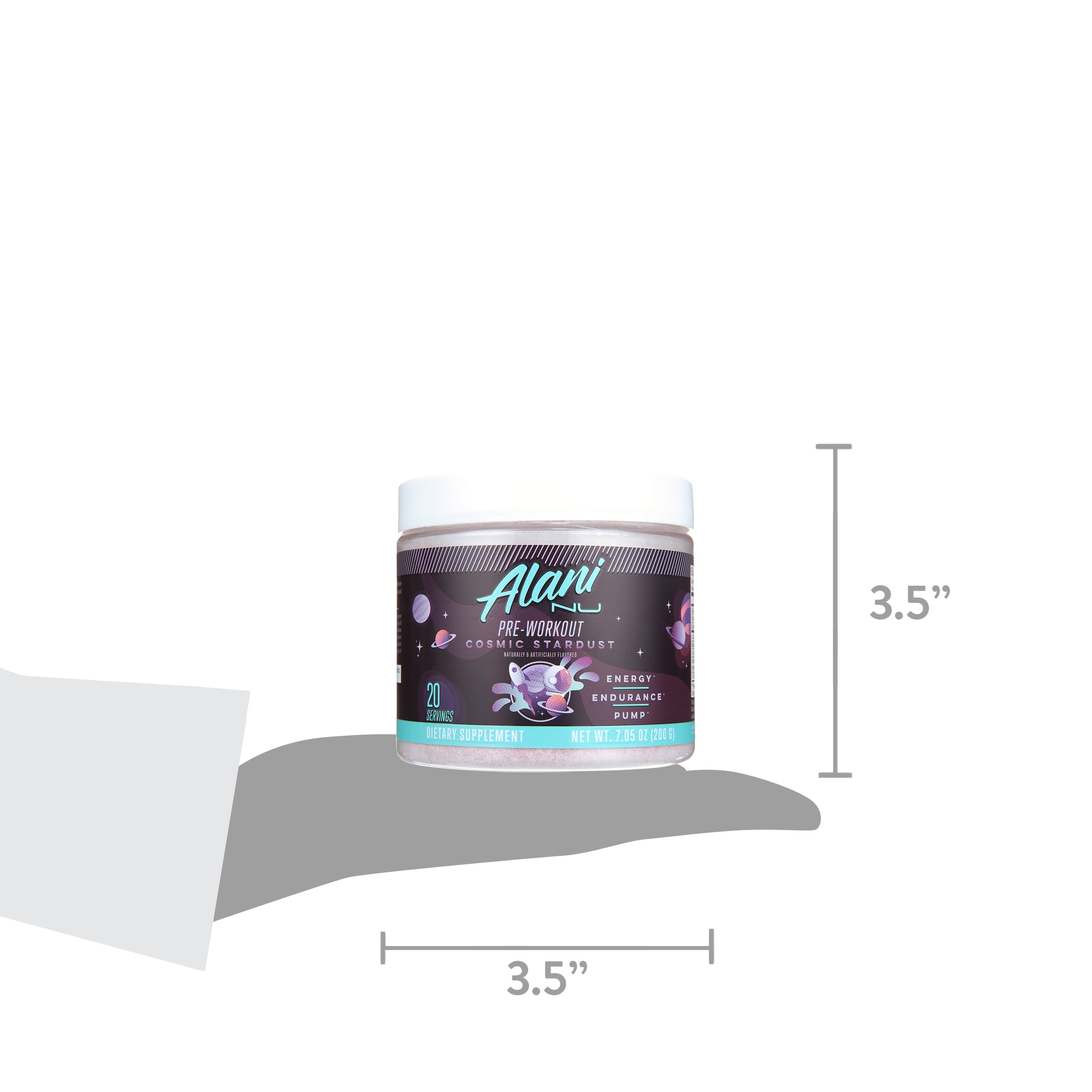 Alani Nu Pre-workout Powder, Cosmic Stardust, 20 Servings, 200mg Caffeine