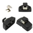 thumbnail image 1 of 3uds. Hebilla de soporte para visera de coche 3B0857561B para Touran Polo 2003-2010 negro, 1 of 3