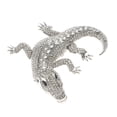 thumbnail image 2 of Large Alligator Rhinestone Brooch, 2 of 4