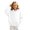 White, variant on Arlun Lightweight Full Zipper Hoodies for Kids Oversized Fall Long Sleeve Zip up Sweatshirt Jackets with Drawstring Hem Design Casual Solid Color Baggy Girls Hoodie 160