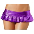 thumbnail image 2 of Homenesgenics Skirt for Women Mini Women Sexy Lingerie Pajamas Leather Performance Mini Skirt Clubwear Purple One Size, 2 of 3