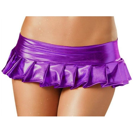 Ploknplq Shorts for Women Gym Shorts Women Biker Shorts Women Women Sexy Lingerie Metallic Pajamas Leather Performance Mini Skirt Clubwear Running Shorts for Women Womens Jean Shorts Purple One Size