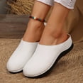 thumbnail image 6 of Purcolt Women Summer Clogs Comfort Round Closed Toe Non Slip Slippers Casual Slip On Arch Support Nurse Shoes, 6 of 9