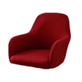thumbnail image 1 of Fundas para sillas de comedor Inteprter vino rojo Poliéster lavables, 1 of 6