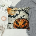thumbnail image 2 of Happy Halloween Decorative Throw Pillow Covers Pumpkin Truck Porch Patio Outdoor Pillowcase, Jack O Lantern Fall Holiday Cushion Case Home Decor, 2 of 5