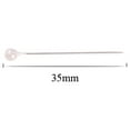 thumbnail image 4 of 100pcs White Pearlized Sewing Pins for Crafts, Dressmaking, Quilting, and Projects, 4 of 6