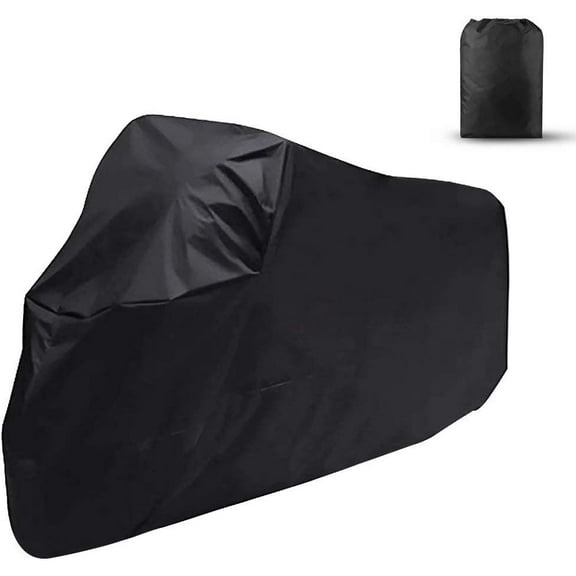Motorcycle Cover,All-Season Motorcycle Cover Waterproof,Car Accessories XL Motorbike Full Cover Outdoor Rain Cover,Motorcycle Dust Protector,Suitable for Most Motorcycles,Off-Road Motorcycle