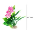 thumbnail image 4 of Unique Bargains 1pcs Fish Tank Aquarium Decorations Plants Pink 5.91" PE Ceramics Plants for Aquarium Decor, 4 of 7
