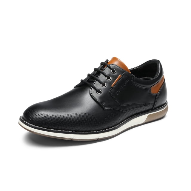 Zapatos Casual de Vestir para Hombre Bruno Marc, Negros, Talla 9