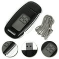 thumbnail image 3 of EIGTHTAIL 1 Set Clip-on Pedometer Rechargeable Pedometer Small Pedometer Plastic Pedometer, 3 of 9